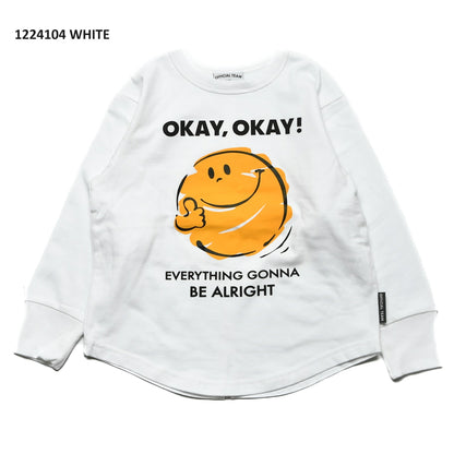 【130~150】★オフィシャルチーム★ スマイルロゴTシャツ（1224104j）