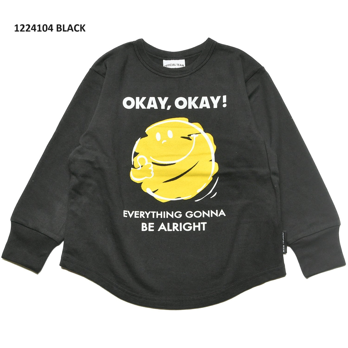 【130~150】★オフィシャルチーム★ スマイルロゴTシャツ（1224104j）