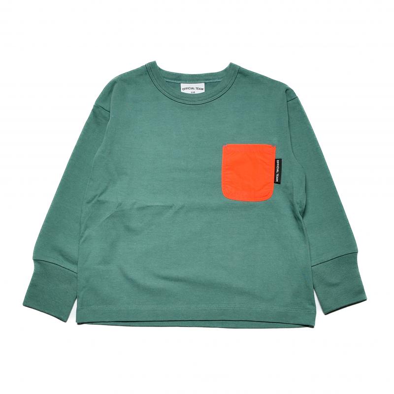 【90~120】★オフィシャルチーム★ フロッキーポケットTシャツ（1224105）