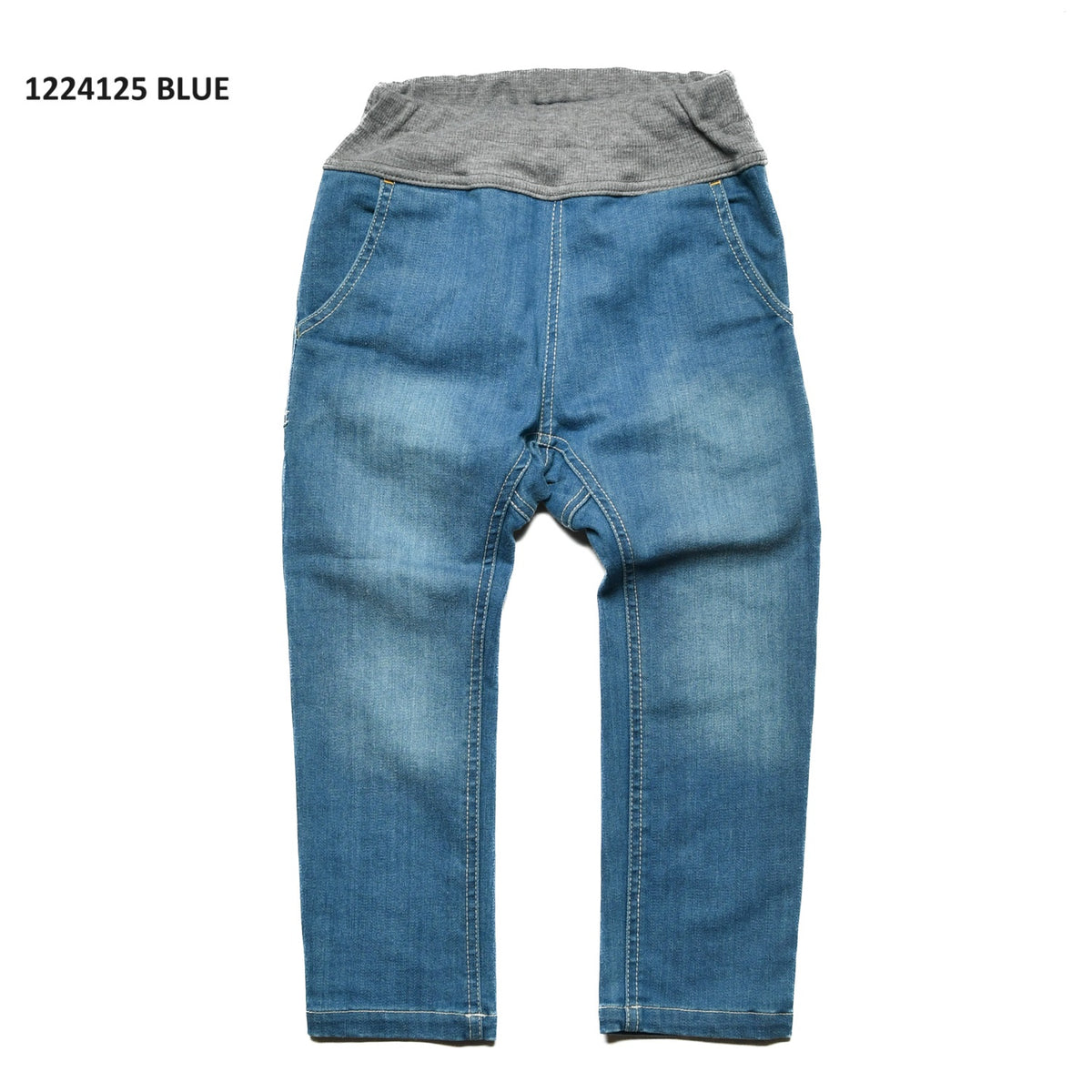 【S/M/L】★オフィシャルチーム★カットデニムサルエルパンツ（1224125m）