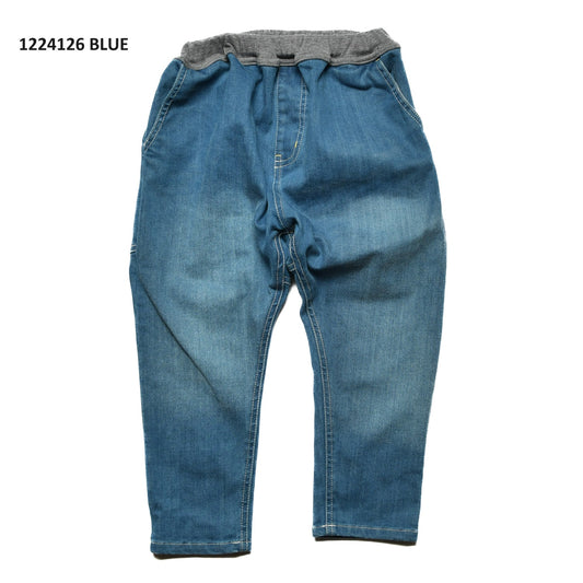 【S/M/L】★オフィシャルチーム★カットデニムワイドサルエル（1224126m）