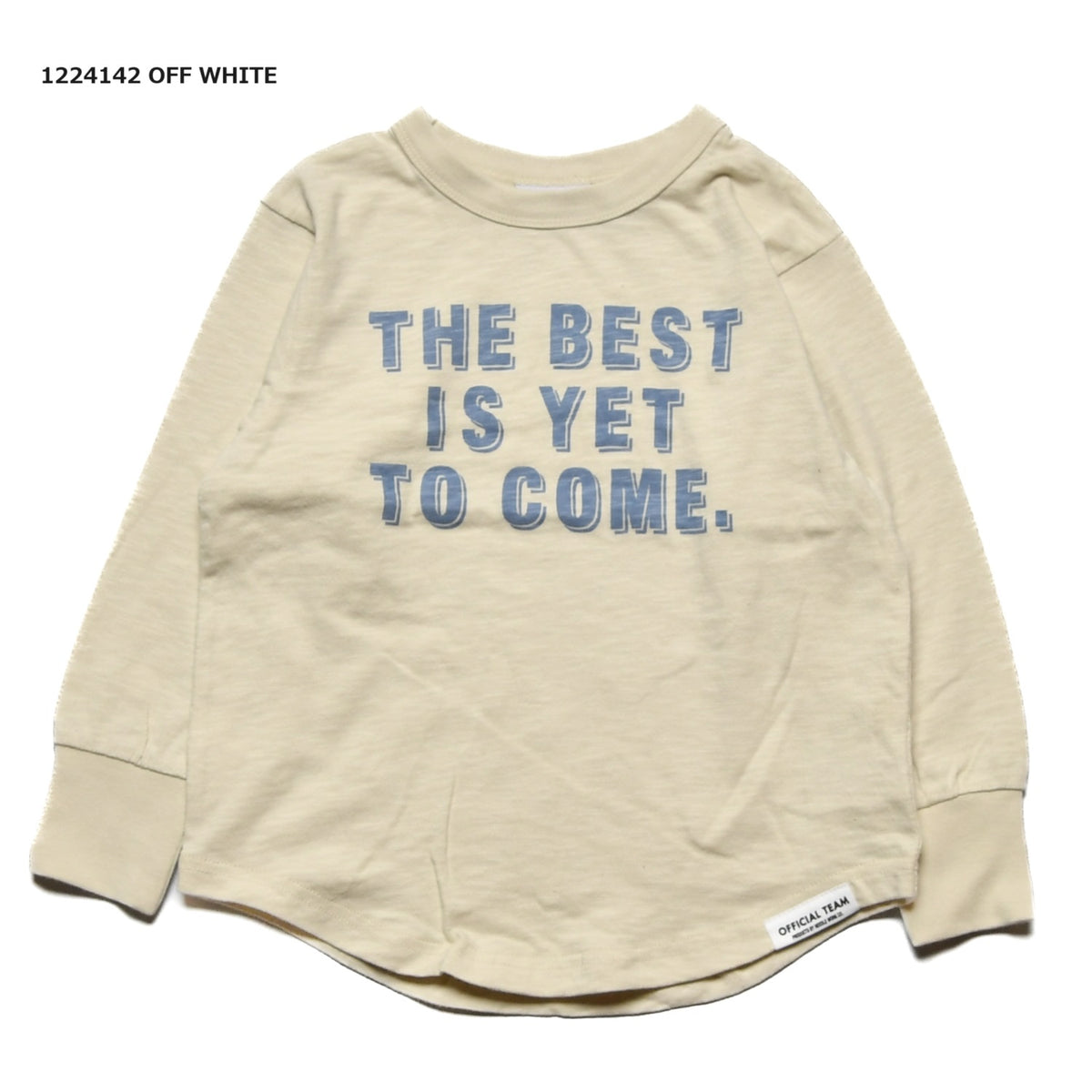 【S/M/L】★オフィシャルチーム★スラブ両面ロゴTシャツ（1224142m）