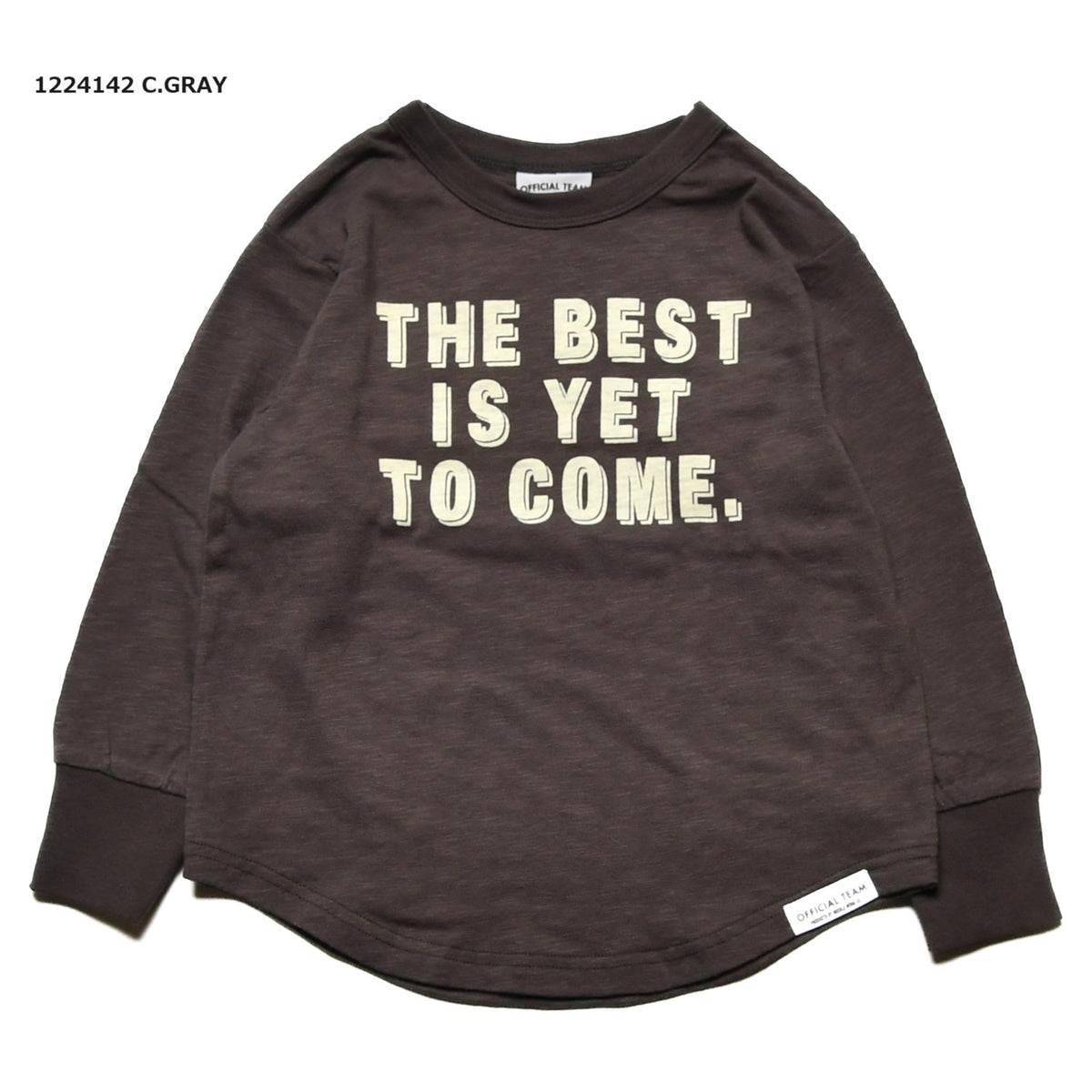 【S/M/L】★オフィシャルチーム★スラブ両面ロゴTシャツ（1224142m）