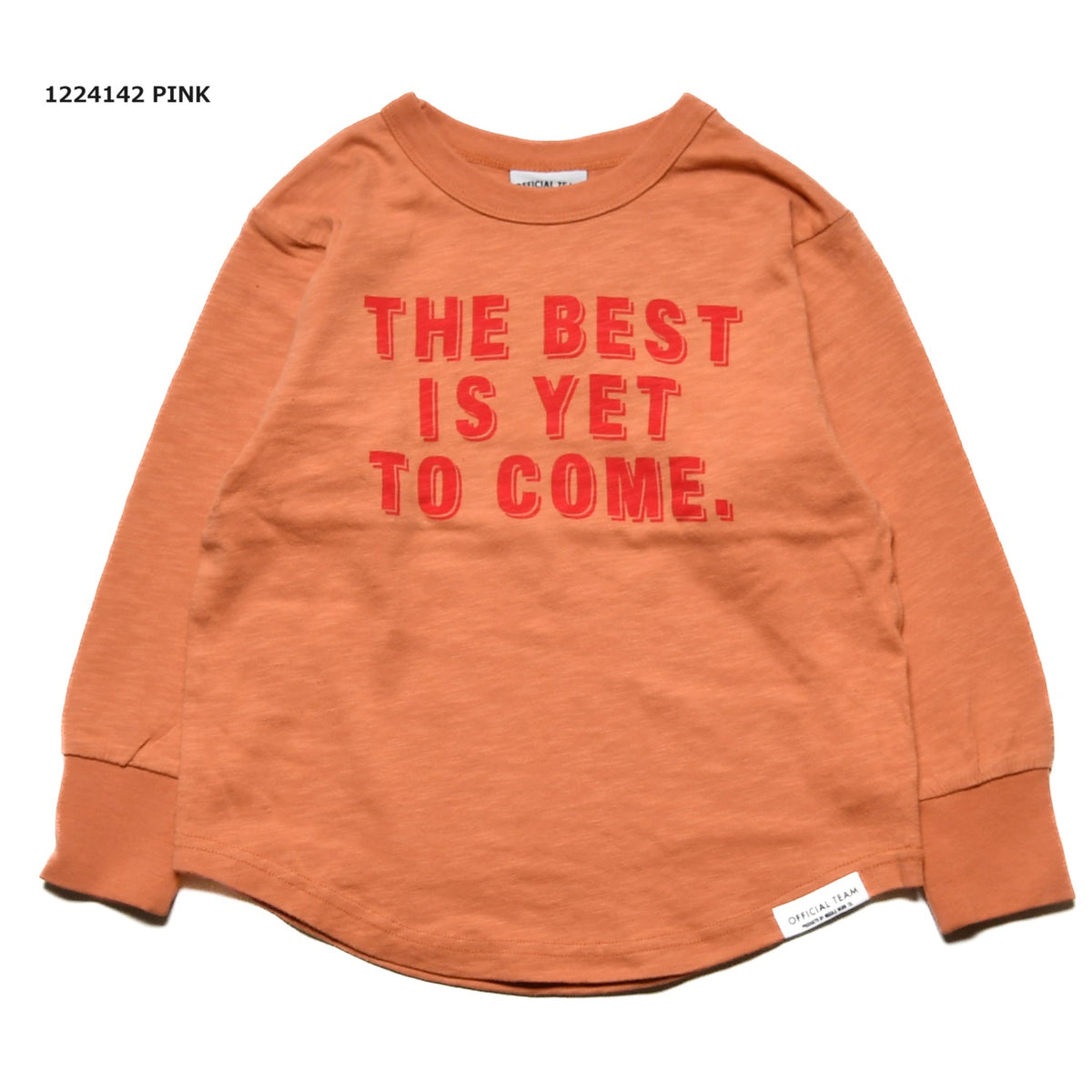 【S/M/L】★オフィシャルチーム★スラブ両面ロゴTシャツ（1224142m）