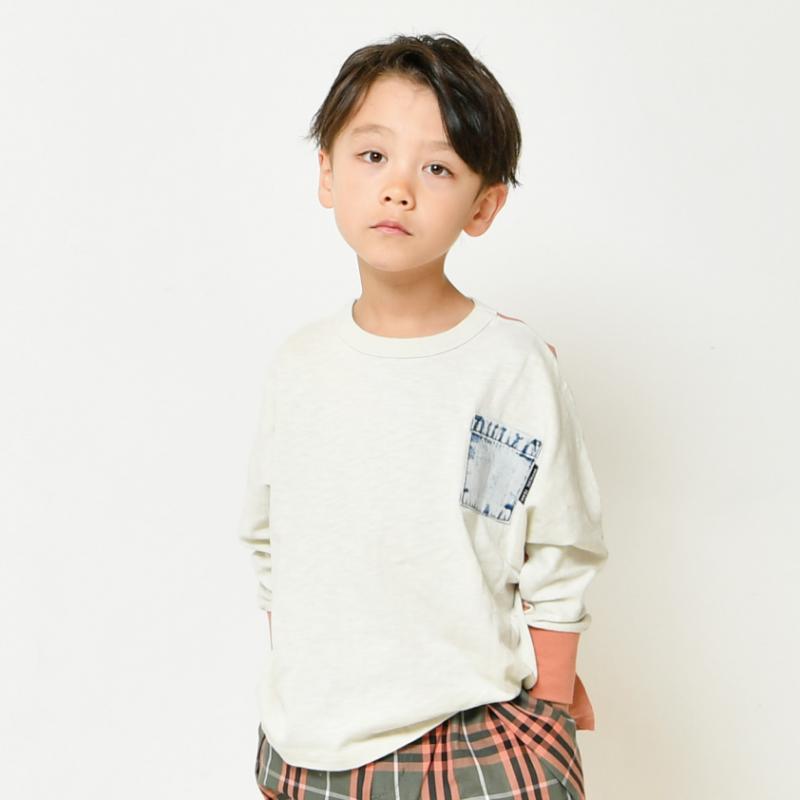 【90~120】★オフィシャルチーム★スラブドルマンワイドTシャツ（1224144）