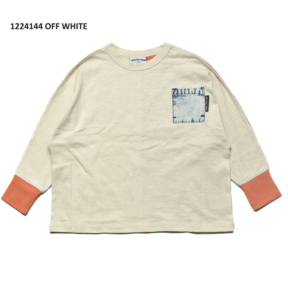 【90~120】★オフィシャルチーム★スラブドルマンワイドTシャツ（1224144）