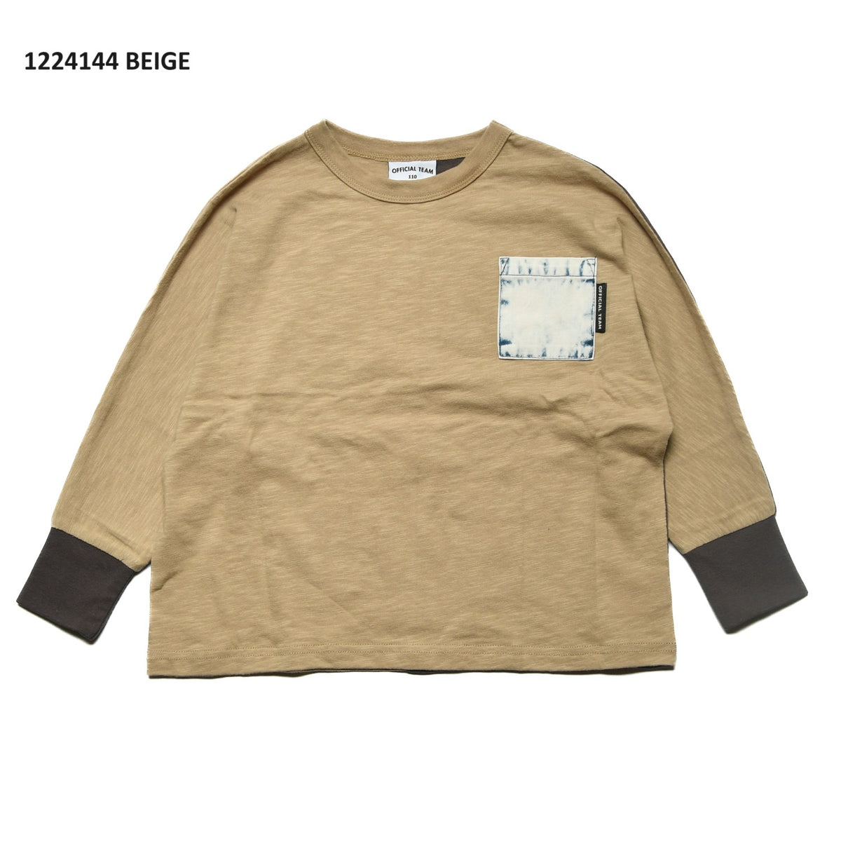 【90~120】★オフィシャルチーム★スラブドルマンワイドTシャツ（1224144）
