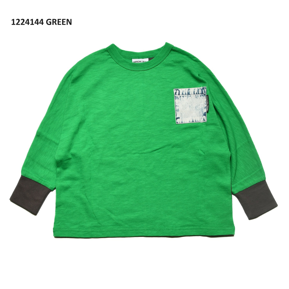 【90~120】★オフィシャルチーム★スラブドルマンワイドTシャツ（1224144）
