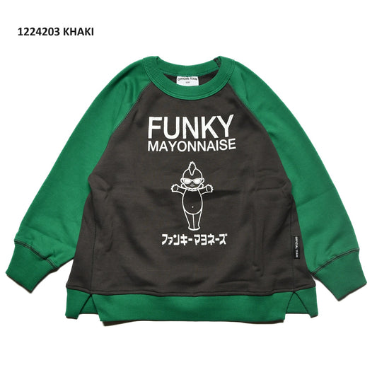 【S/M/L】★オフィシャルチーム★裏毛マヨネーズロゴトレーナー（1224203m）
