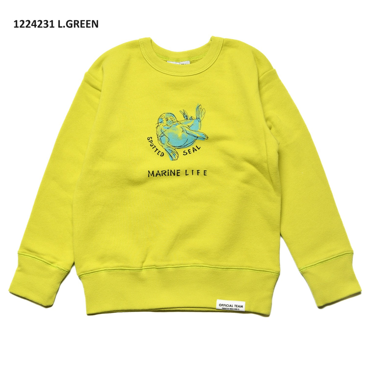 【90~120】★オフィシャルチーム★裏毛海洋生物ロゴレーナー（1224231）
