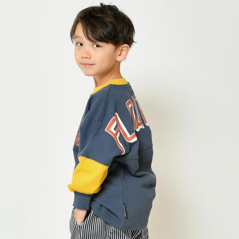 【90~120】★オフィシャルチーム★裏毛ワイドドルマントレーナー（1224253）