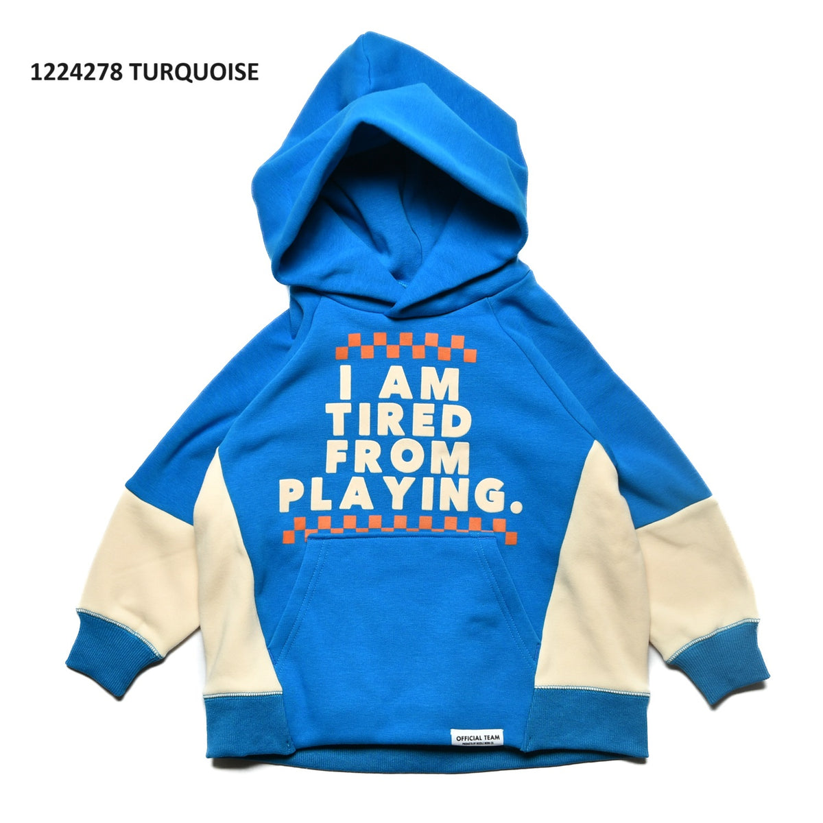 【130~150】★オフィシャルチーム★シャギー裏毛スイッチングパーカー（1224278j）