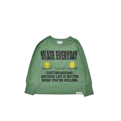 子供服【オフィシャルチーム】20/天竺 スマイルTシャツ　90㎝～150㎝　1225102