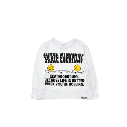 子供服【オフィシャルチーム】20/天竺 スマイルTシャツ　90㎝～150㎝　1225102
