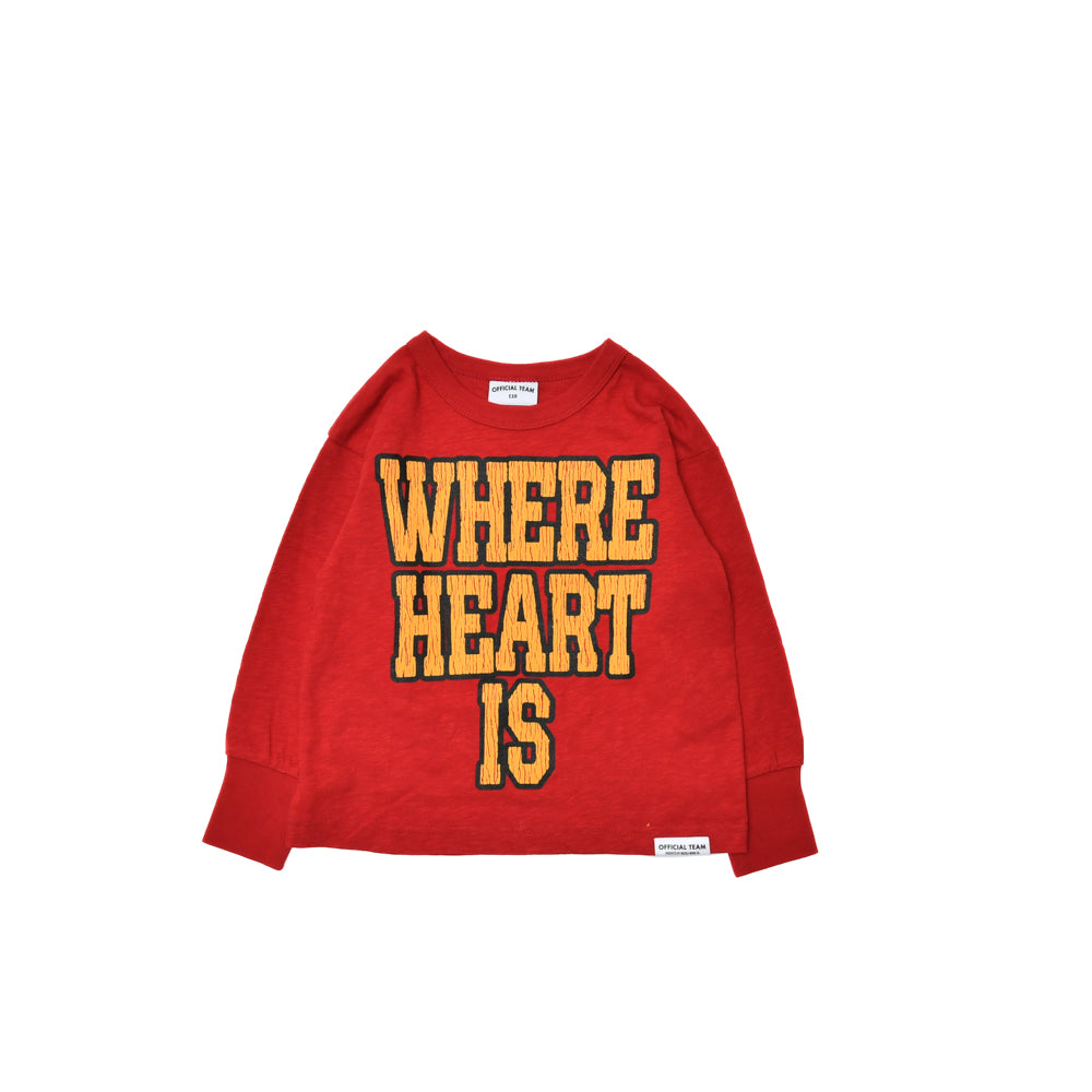子供服【オフィシャルチーム】　フロッキーワイドTシャツ　90㎝～150㎝　1225155