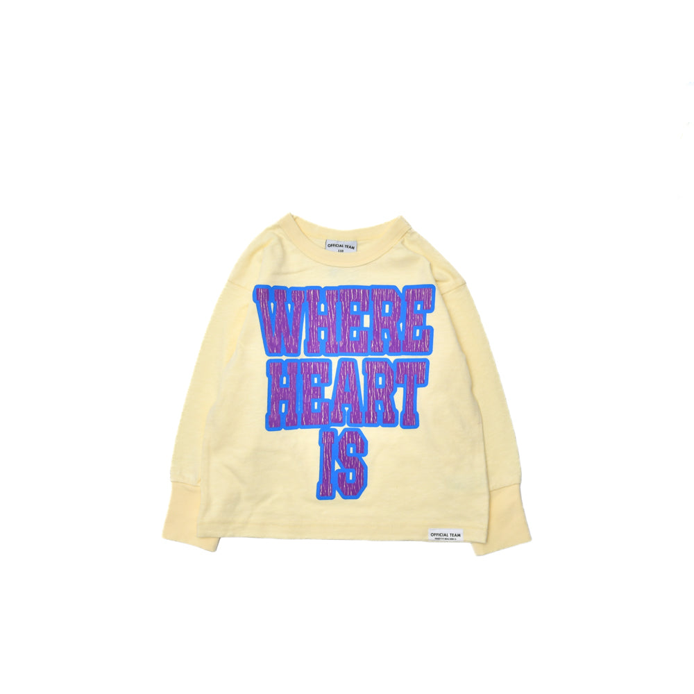 子供服【オフィシャルチーム】　フロッキーワイドTシャツ　90㎝～150㎝　1225155