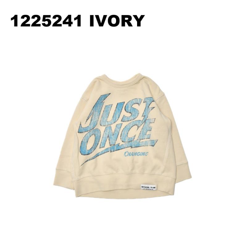 【オフィシャルチーム】JUSTONCEワイドトレーナー_ 　S.M.L　大人サイズ　1225241M