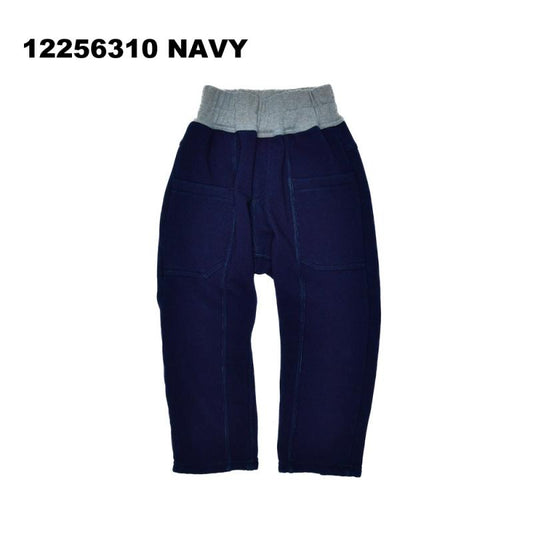 【オフィシャルチーム】インディゴシャギーサルエルパンツ　S.M.L　大人サイズ　1225310M