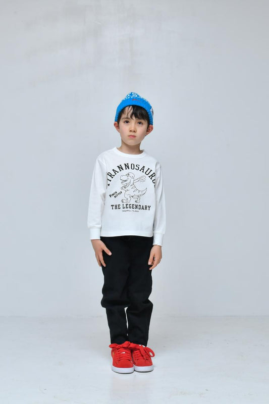 90～150【OFFICIALTEAM】OE天竺 ダイナソーTシャツ1226103