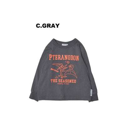 90～150【OFFICIALTEAM】OE天竺 ダイナソーTシャツ1226103