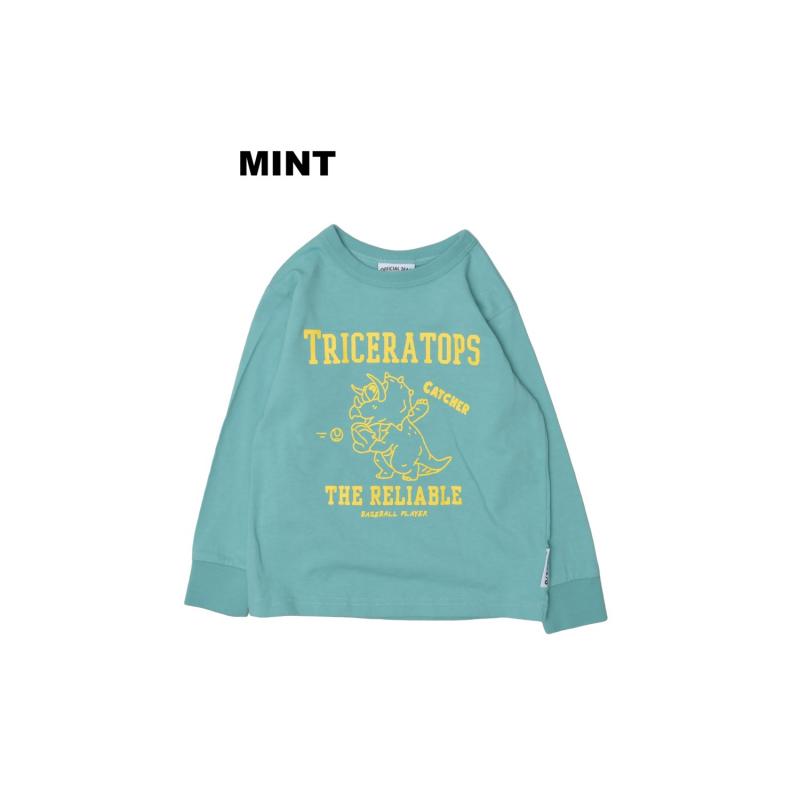 90～150【OFFICIALTEAM】OE天竺 ダイナソーTシャツ1226103