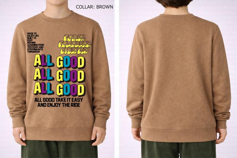S/Ｍ/L【OFFICIALTEAM】30/10 裏毛 ALL GOODロゴ トレーナー1226242m