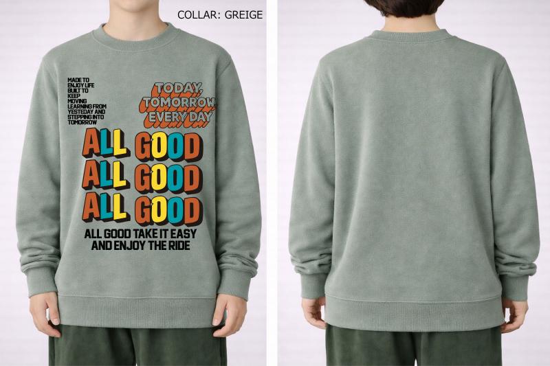 S/Ｍ/L【OFFICIALTEAM】30/10 裏毛 ALL GOODロゴ トレーナー1226242m