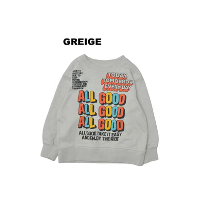 S/Ｍ/L【OFFICIALTEAM】30/10 裏毛 ALL GOODロゴ トレーナー1226242m