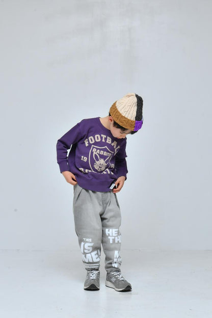 S/Ｍ/L【OFFICIALTEAM】カットデニム プリントワイドタックパンツ1226253m