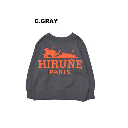90～150【OFFICIALTEAM】30/10 裏毛 HIRUNE ロゴトレーナー1226270