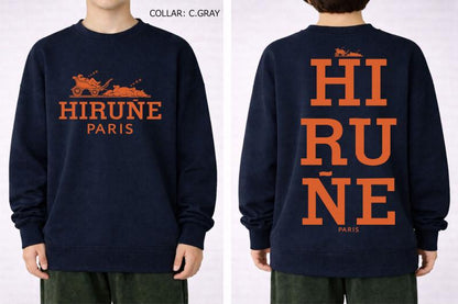 S/Ｍ/L【OFFICIALTEAM】30/10 裏毛 HIRUNE ロゴトレーナー1226270m