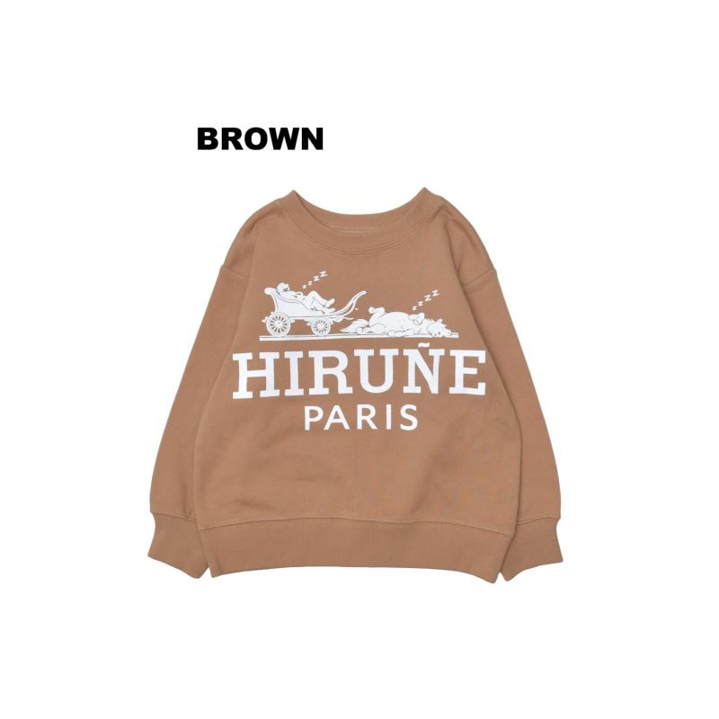 90～150【OFFICIALTEAM】30/10 裏毛 HIRUNE ロゴトレーナー1226270