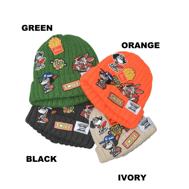S/Ｍ/L【OFFICIALTEAM】ワッペン付きニットキャップ1226344