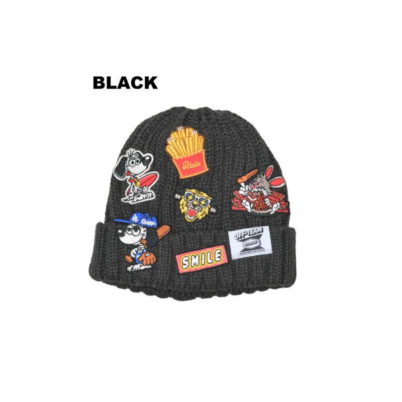 S/Ｍ/L【OFFICIALTEAM】ワッペン付きニットキャップ1226344