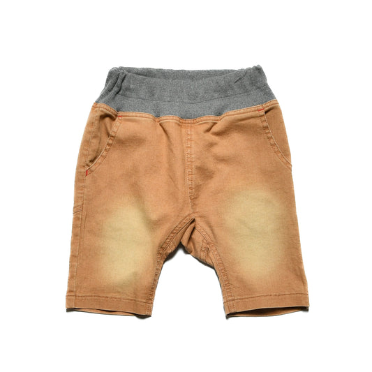 【90~120】カラーデニムハーフサルエルパンツ 1524601