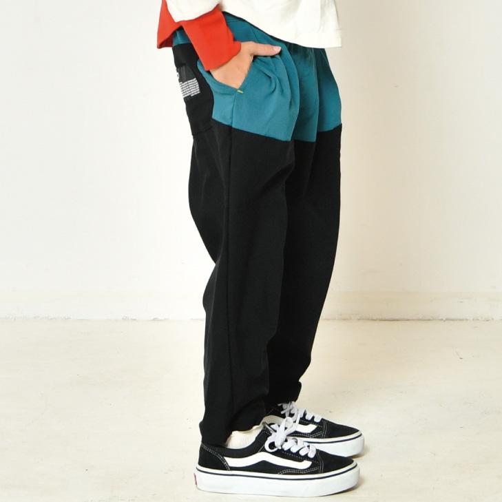 【130/140/150】スーパーストレッチタックワイドパンツ 1524710j