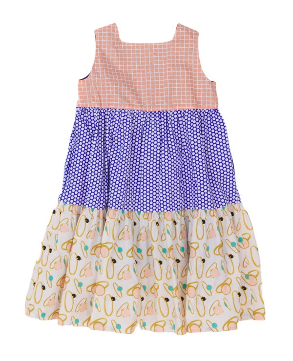 【NEEDLE WORKS】2123400(90cm~120cm)切り替えギャザーワンピース★