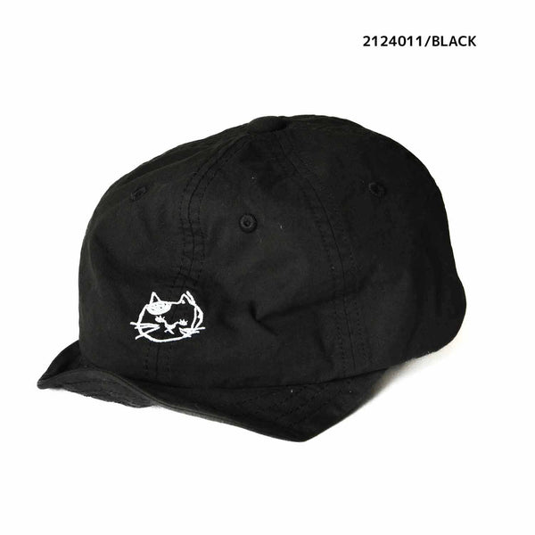 CAT刺繍ギャバCAP★2124011w★大人サイズ　親子コーデ