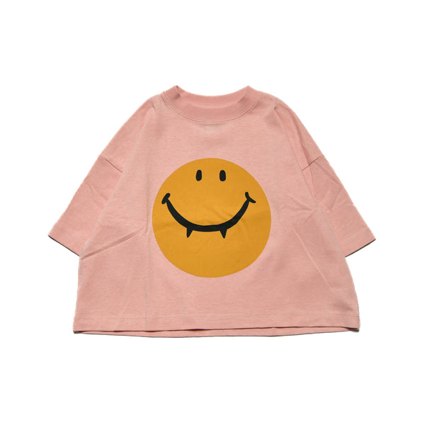 【ニードルワークス】スマイルTシャツ｜0size～2size｜2125107W