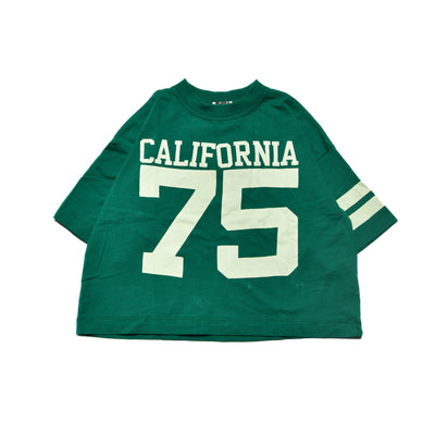 【ニードルワークス】30/-天竺ナンバーTシャツ｜0size～2size｜2125110W