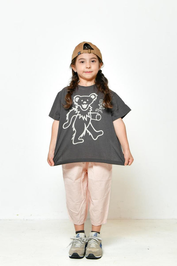 シンプルなのに存在感がある子供服♪【ニードルワークス】ROSEグレイトフルデッドTシャツ  ｜100cm～150cm｜2125209