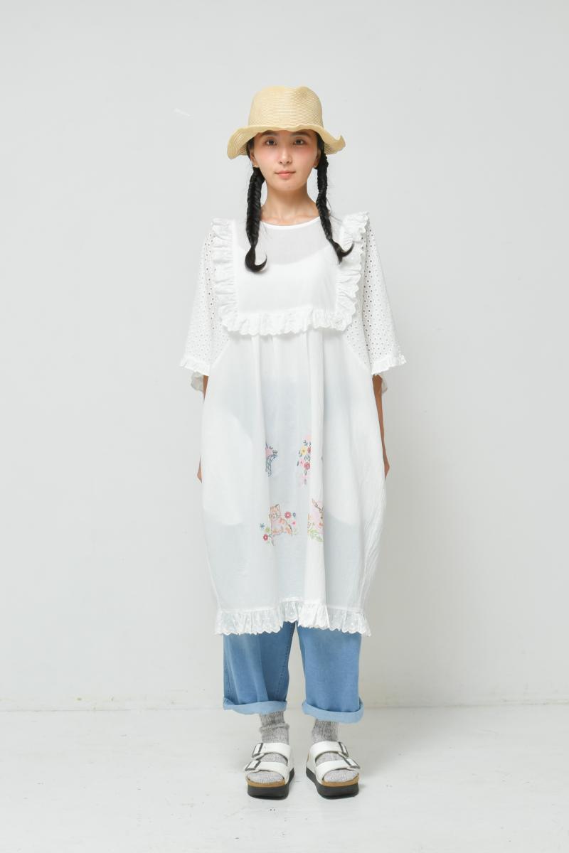 可愛いの新しい魅力を引き出す子供服♪100～150【ニードルワークス】デニムイージーパンツ2126102