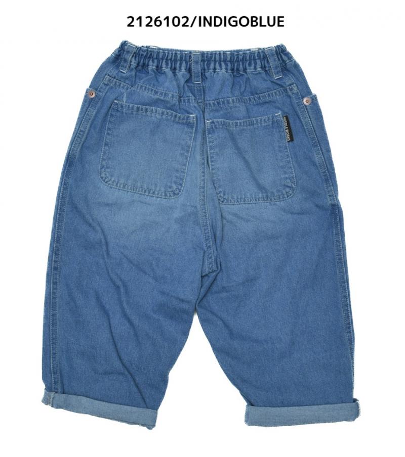 可愛いの新しい魅力を引き出す子供服♪100～150【ニードルワークス】デニムイージーパンツ2126102