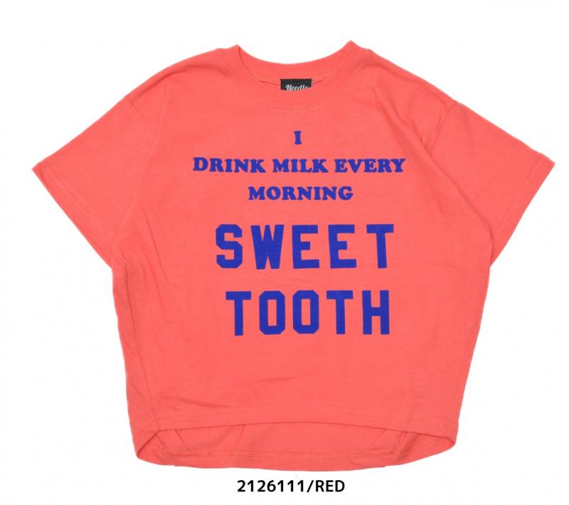 9～13号【ニードルワークス】SWEET TOOTH変形Tシャツ2126111w