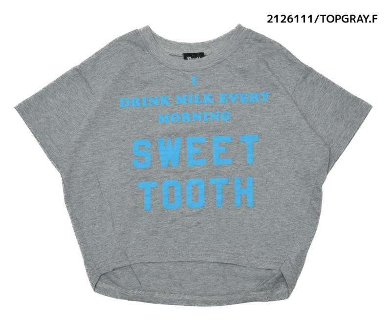 9～13号【ニードルワークス】SWEET TOOTH変形Tシャツ2126111w