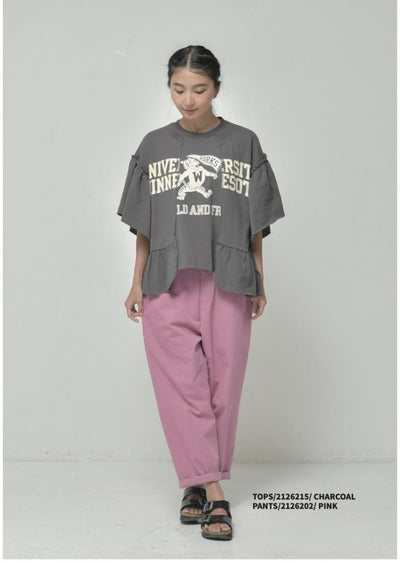 9～13号【ニードルワークス】リメイク風Tシャツ2126215w