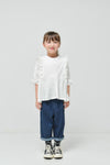 定番でかわいい子供服♪100～150【ニードルワークス】T/C天竺レースTシャツ2126216