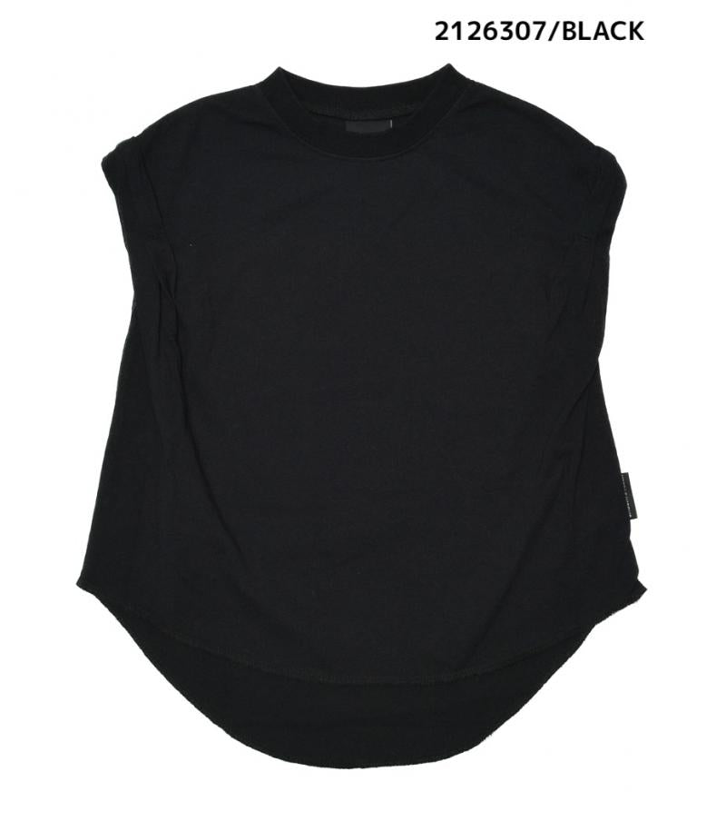 子供服/100～150【ニードルワークス】ロールUP袖Tシャツ2126307w