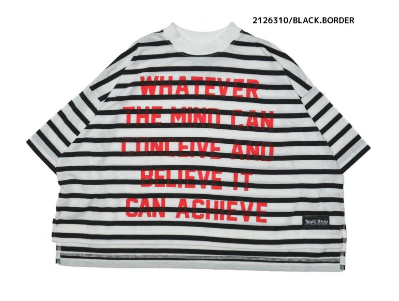 9～13号【ニードルワークス】T/C天竺BIGロゴTシャツ2126310w