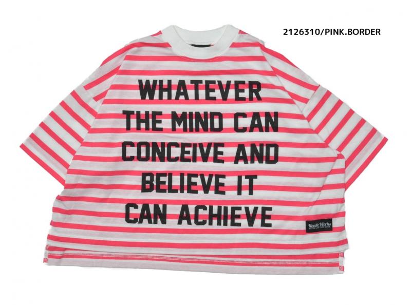9～13号【ニードルワークス】T/C天竺BIGロゴTシャツ2126310w